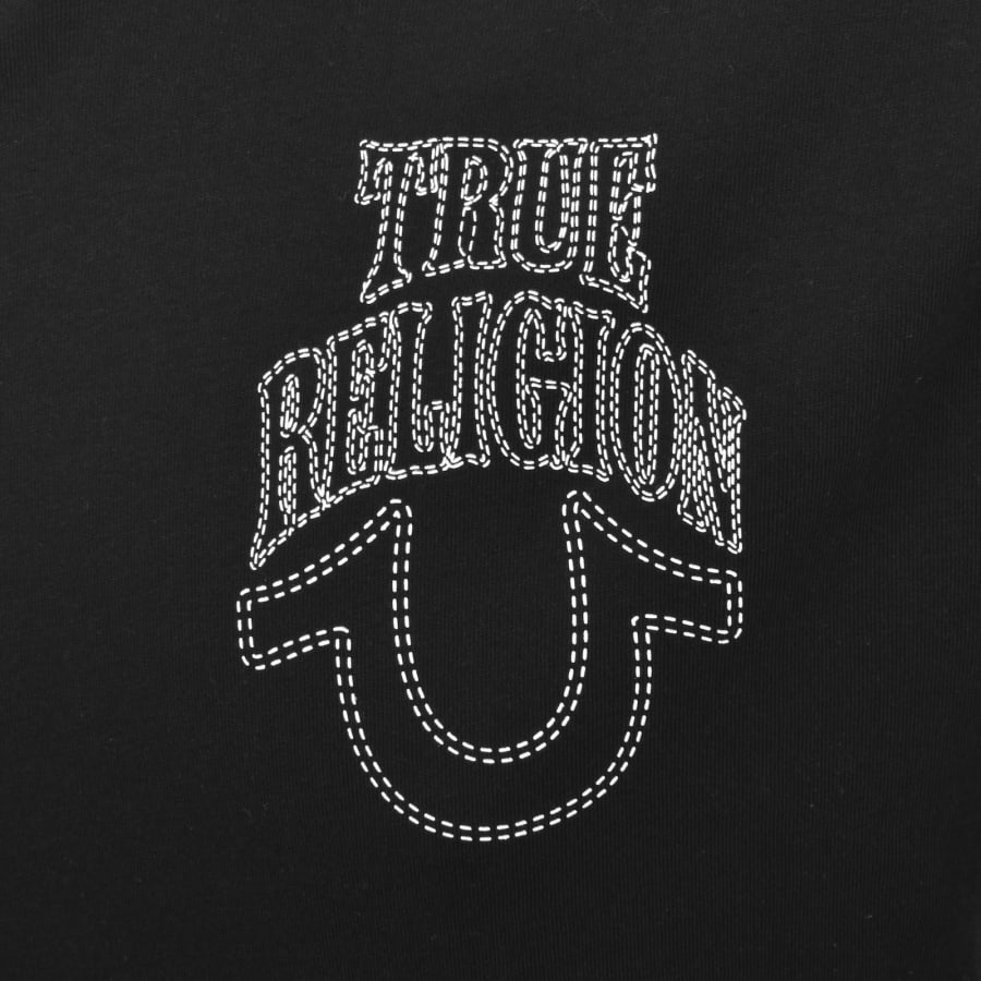 True Religion No 1 Buddha T Shirt Jet Black | Mainline Menswear us